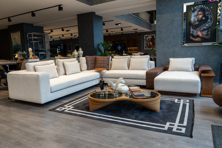 Modern  Corner Sofa Set 3 | Dumanlar Mobilya